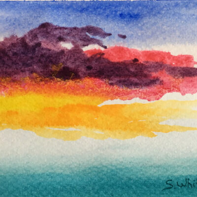 Chakra clouds 16 Note Card